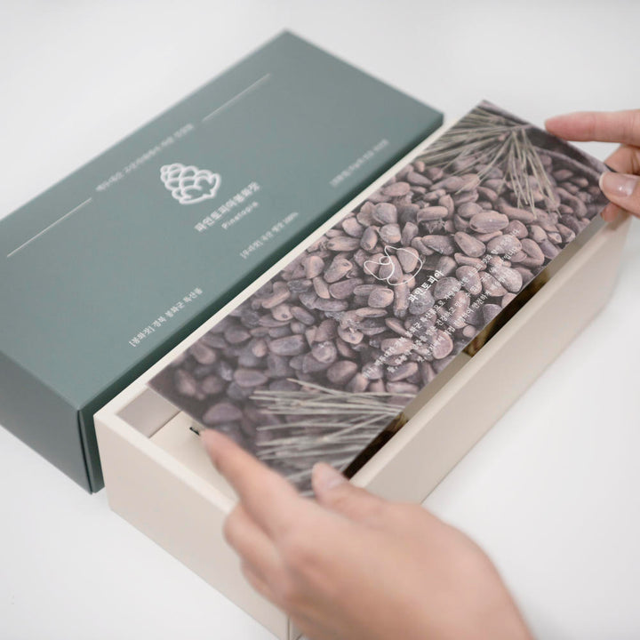 파인토피아 무농약 한국산 프리미엄 햇잣 선물세트 140g x 3개