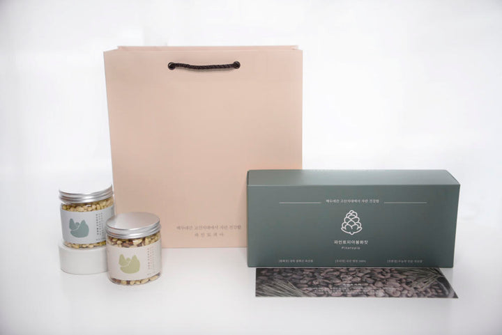 파인토피아 무농약 한국산 프리미엄 햇잣 선물세트 140g x 3개