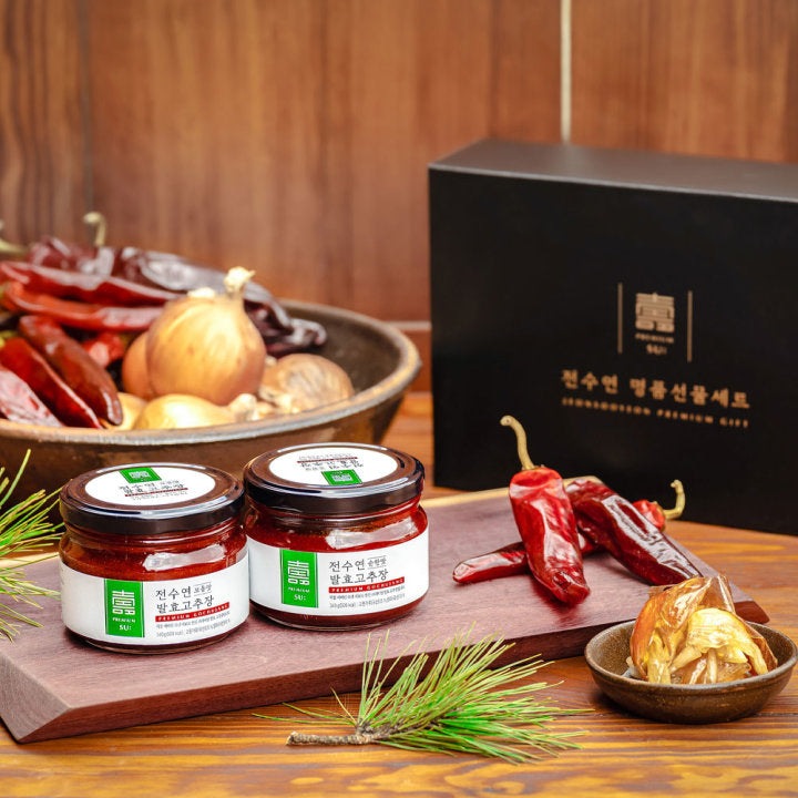전수연 프리미엄 고추장 된장 2종 선물세트
